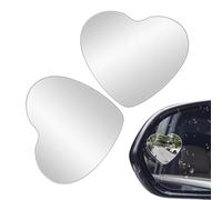 Blind Spot Mirror,Adhesive Glass Side Mirror | 2 Piece Convex Rearview Stick on Accessories for Enhanced Safety Truck Auxiliary Safety Parking Vehicle