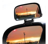 Blind Spot Mirror - Adjustable 360 Degree Rotation Car Auxiliary Convex Wide Angle Mirror Snap Way Clip On Side Rearview Mirror Universal for Cars Truck SUVs