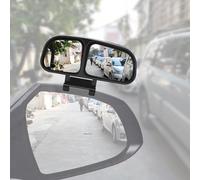 Blind Spot Mirror, Car Rear View Auxiliary Mirror, Adjustable Wide Angle, Universal Fit, Left & Right Use, Glass Lens, 1Pc (DoubleMirror Right)