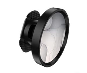 Blind Spot Mirror for Automotive Applications with Rotating Design and Wide Angle Lens to Reduce Visual Gaps While Driving