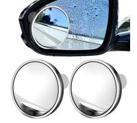 Blind Spot Mirror for Car, 2-Piece Suction Cup Reversing Aid - 360 Degree Adjustable Blind Spot Mirror, For Trucks, SUVs, Motorhomes, Cars When Parking