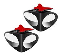 Blind Spot Mirror for Car - Pack of 2 Adjustable Wide Angle Accessories | Supplementary Mirror for Side View, for Beginners, Family Car, Garage, Truck, SUV, Indoor, Outdoor