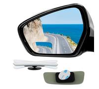 Blind Spot Mirror, Side Mirror Blindspot Mirrors with Adjustable Stick, HD Glass Frameless Convex Side Blindspot Mirror for Car, Car Accessories, Applicable to all vehicle models.