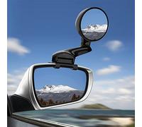 Blind Spot Mirror with Long Arm, Adjustable Angle, Wide Angle Side Rearview Mirror, Universal for Most Cars, 1Pc (Right)