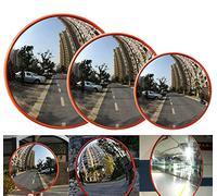 Blind Spot Mirror with130 Degree Wide Angle Convex Mirror for Driveway Exit Road Safety Traffic Safety Mirror Convex Road Mirror for Warehouse Office Parking Lots Shop Security(60cm)