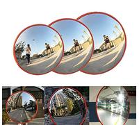 Blind Spot Mirror with130 Degree Wide Angle Convex Mirror for Driveway Exit Road Safety Traffic Safety Mirror Convex Road Mirror for Warehouse Office Parking Lots Shop Security(30cm)