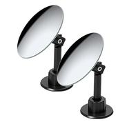 Blind Spot Mirrors - Convex Wide Angle Mirrors, 360 Degree Rotation Adjustable Reflective Glass | Universal Auto SUV Truck Reversing Accessory Hydrophobic Anti Fog Safety Mirror | Improv