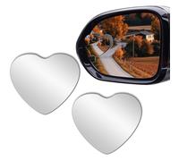 Blind Spot Mirrors for Cars, 2pcs Heart Shaped Wing Mirror Blindspot 360° Rotatable Parking Mirrors Adjustable Wide Angle Convex RearView Mirror with Enhanced Safety Car Accessories for Cars Suvs