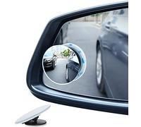 Blind Spot Mirrors For Cars - BeskooHome Waterproof 360°Rotatable Convex Rear View Mirror For Universal Cars -2 Pack