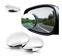 Blind Spot Mirrors for Cars - Round Frameless Wing Mirror 360° Rotate Adjustable HD Glass Convex Rearview Mirror,Side,Parking,Small,Reversing Mirror for Universal Cars 2 Pack