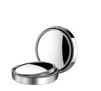 Blind Spot Mirrors,Round Blind Spot Mirror Car Side Mirror Blind Spot Auto Blind Spot Mirrors Wide Angle Mirror Convex Rear View Mirror Stick On (Color : Black)(Color:Black)