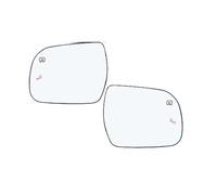 Blind Spot Warning Car Rearview Mirror Lens Side Mirror Glass With Heated For Toyota For Sienna 2011-2019 KLAUER(Left and Right)