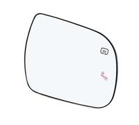 Blind Spot Warning Car Rearview Mirror Lens Side Mirror Glass With Heated For Toyota For Sienna 2011-2019 KLAUER(Only left)