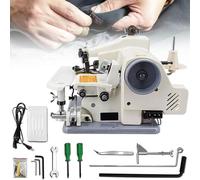 Blind Stitch Hemming Machine with 10 Needles for Professional Alterations, Portable Sewing and Embroidery Machine for Hemming Pants with Pedal Maximum Speed of 1200rpm