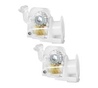 Blind Tilt Mechanism Window Controller 2Pcs - Silent Operation Cord Pulley System for Vertical Horizontal Blinds - Hardware Replacement Part - Quiet Window Treatment Accessory for Home Office