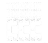 Blind Valance Clips 30 Pack ABS Plastic Secure Fit