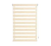 Blindecor Indus Luxury No Tools | Linen Blind 42 x 180 cm Night and Day Without Drilling | Fabric Size 39 x 175 cm | Roller Blind Window