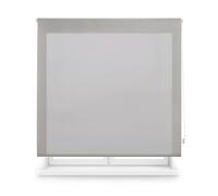 Blindecor Transparent Roller Blind Made to Measure | Grey | 180 x 250 cm (Width x Height) Fabric Size 177 x 245 cm | Translucent Roller Blinds for Windows