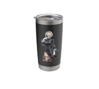 Blindfolded Anime Sword Heroine Stainless Steel Insulated Tumbler