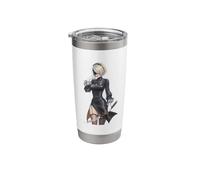 Blindfolded Anime Sword Heroine Stainless Steel Insulated Tumbler