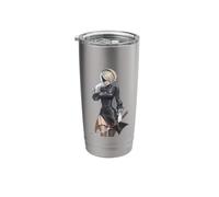 Blindfolded Anime Sword Heroine Stainless Steel Insulated Tumbler