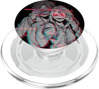 Blindfolded Toxic Anime Couple Glitch Dark Romance Sketch PopSockets PopGrip for MagSafe