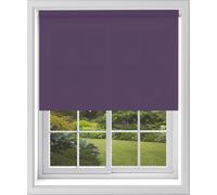 Blinds Outlet Blackout Roller Blind in Aubergine | Size: 60 cm width x 160 cm drop Blinds Outlet Aubergine 60 cm width x 160 cm drop