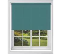Blinds Outlet Blackout Roller Blind in Teal | Size: 120 cm width x 160 cm drop Blinds Outlet Teal 120 cm width x 160 cm drop