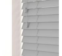 Blinds Outlet Faux Wood String Venetian Blind in Light Grey | Size: 120 cm width x 200 cm drop Blinds Outlet Light Grey 120 cm width x 200 cm drop