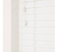 Blinds Outlet Faux Wood String Venetian Blind in White | Size: 105 cm width x 200 cm drop Blinds Outlet White 105 cm width x 200 cm drop