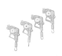 Blinds Wall Tilter with Square Tilt Rod and Rail Hook Assembly for Replacing Worn Out Blind Tilt Mechanisms (4PCS)