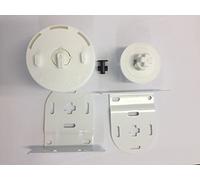 Blindspares 40mm Heavy Duty Louvolite Roller Blind Repair Kit (White Plastic 1m drop chain)