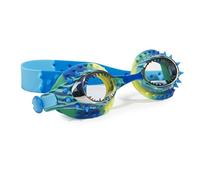 Bling 2O Kids' Goggles, Dinosaur Design, Dinomite Blue - UV Protection, Anti Fog, Non Slip, Comfy Fit & Durable Case Included - Swimming Goggles
