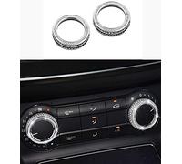 Bling Accessories Air conditioning knob Fit for Mercedes Benz Class A A200 Class B B200 GLA GLA250 CLA Applique wreath Decal cover