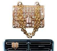 Bling Air Vent Clip,Rhinestone Car Vent Clip | Air Conditioner Outlet | Elegant Rhinestone Diffuser Clip