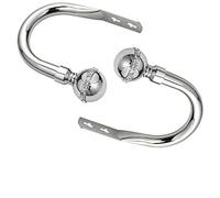 Bling Ball Pair of Matching Holdback to Stunning Curtain Poles. (Chrome, Pair of Holdback)