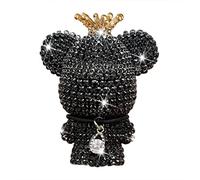 Bling Bear Air Vent Clips, Car Interior Pendant Perfume Accessories Crystal Car Diffuser Vent Clip Rhinestone Car Interior Decoration