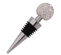 Bling Bling Decorative Crystal Wine Stopper, Offering A Premium Seal Preservation While Being Reusable, High-Quality Materials Ensuring Durability For