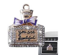 Bling Car Air Freshener Vent Clip, Bling Air Vent Clip - Car Perfume Clip - Stylish Rhinestone Diffuser Vent Clip for Girls and , Car Interior Decoration