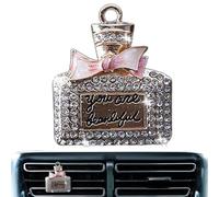 Bling Car Air Freshener Vent Clip,Bling Car Air Vent Clip - Car Vent Clip Charm,Stylish Rhinestone Diffuser Vent Clip for Girls and Femm