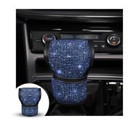 Bling Car Gear Shift Knob Cover with Rhinestones, Anti-Slip Comfortable Handbrake Cover, Diamond Set Shifter Cover for Women, Universal Fit Auto Interior Accessories for Van, Truck