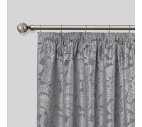 Bling Diamond - Black Silk Extendable Curtain Pole with Rings and Pair of End Finials - 1.6 - 3m - Emma Barclay | TJ Hughes