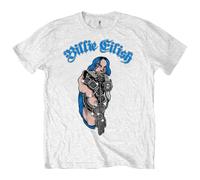 Bling Glitter Print T Shirt Billie Eilish White XL