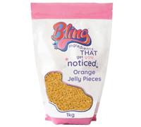 Bling Ingredients Orange Fruit Pieces 1kg - Soft Diced Citrus Pieces for Baking, Fillings & Dessert Toppings