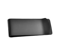 Bling Jewelry Basic Personalized Customizable Engravable Large Wide Strong Simple Plain Men Money Clip Card Holder for Men Teens Father Black Tone Stainless Steel
