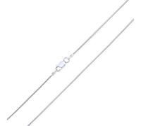 Bling Jewelry Flexible Strong 1.25MM .925 Sterling Silver Magic 8-Sided Snake Chain Necklace for Women and Men 14 Inch