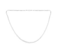 Bling Jewelry Men's Solid 4MM Diamond Cut .925 Sterling Silver Miami Cuban Curb Chain Necklace For Men Teens Women 24 Inch