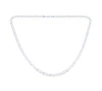 Bling Jewelry Men's Solid Heavy .925 Sterling Silver 9MM Marina Anchor Nautical Mariner Chain Link Necklace For Unisex Made Italy 24 Inch
