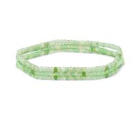 Bling Jewelry Mini Dainty Tiny Petite Seed Caviar Bead Stacking Round Faceted Genuine Natural Gemstone Aqua Blue Australian Jade Ball Stackable Strand Stretch Bracelet For Women Teen Adjustable