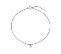 Bling Jewelry Personalized Simple Dainty Name Dangle Alphabet Block Letter Ankle Bracelet T Initial Anklet For Women For Teen .925 Sterling Silver Adjustable 9 10 Inch Cable Chain With Extender